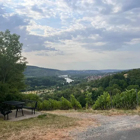 Prázdninový dům Weinbergblick - Nahe Wuerzburg - 2 Schlafzimmer - Familienfreundlich - Terrasse Unterleinach